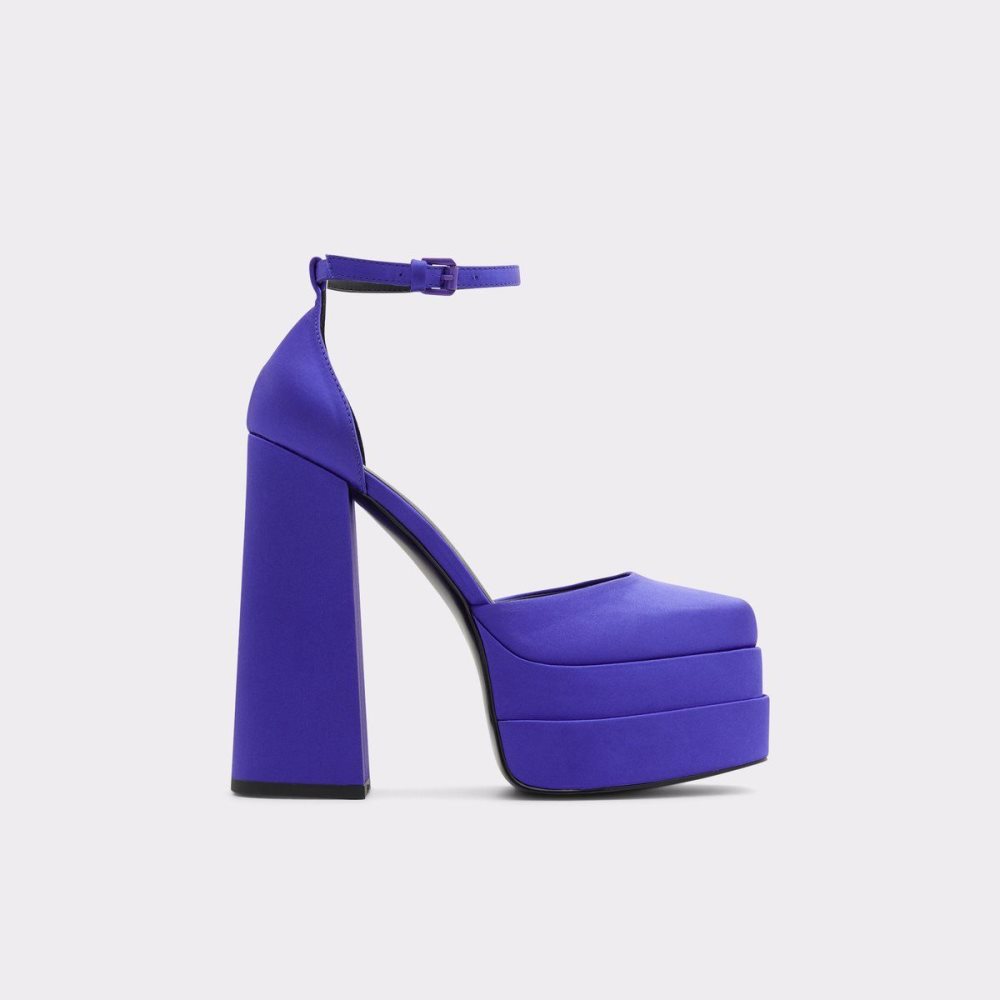 Aldo Grandle Ankle strap heeled shoe - Plateforme Platform Ayakkabı Kadın Açık Mor | PDOE01945