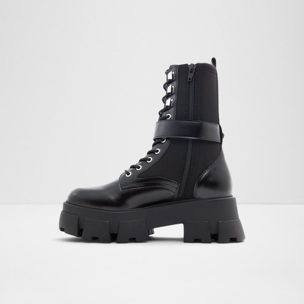 Aldo Grandleap Combat boots - Lug sole Savaş botları Kadın Siyah | MOPD46203