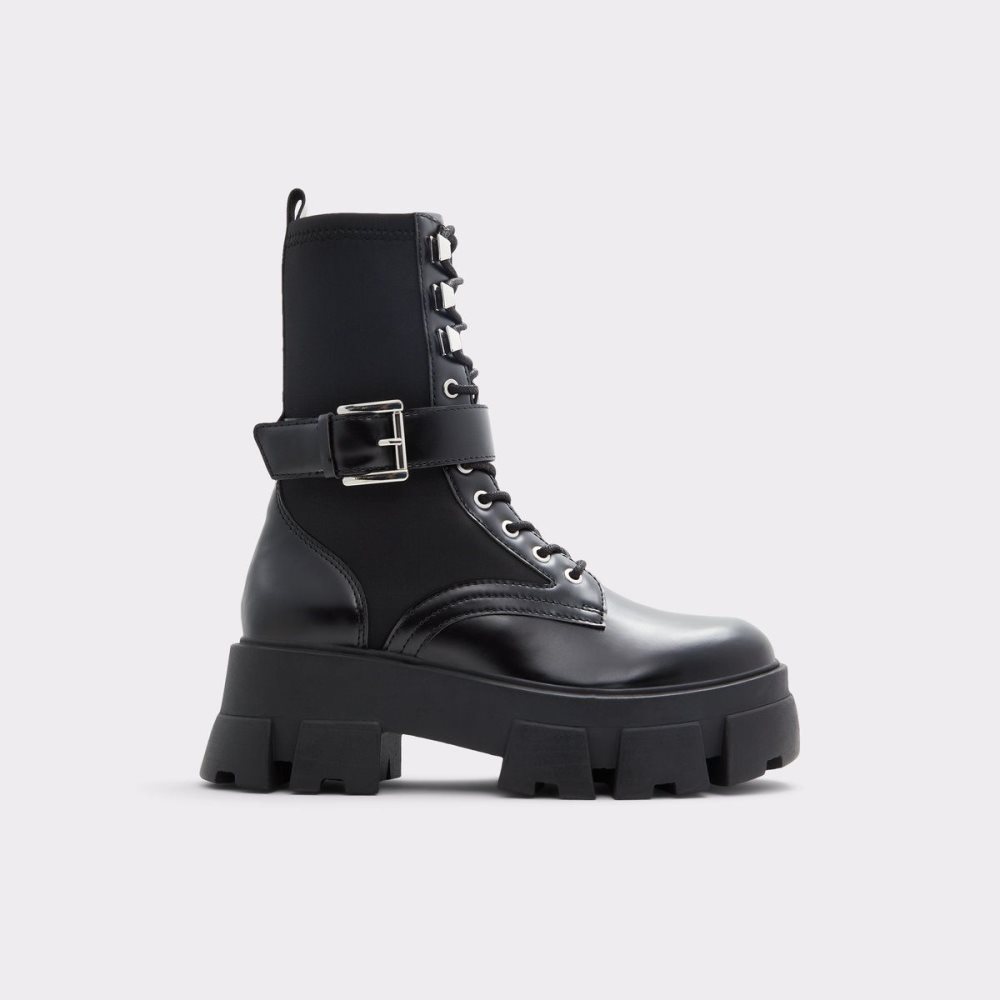 Aldo Grandleap Combat boots - Lug sole Savaş botları Kadın Siyah | MOPD46203