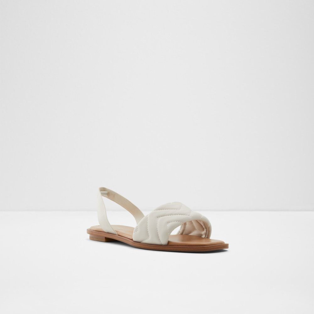 Aldo Grirawiaflex Flat sandal Sandalet Kadın Beyaz | GDAU89350