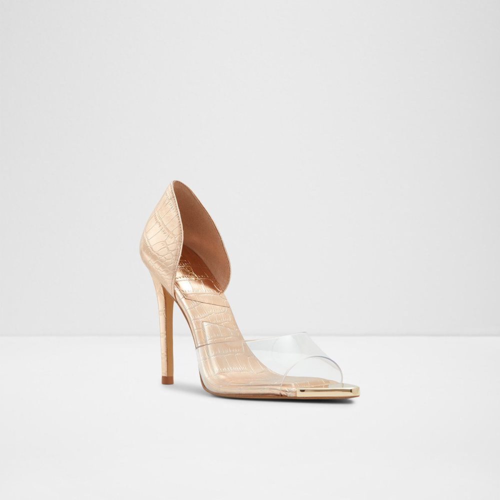 Aldo Gwendassi High heel sandal - Stiletto heel Sandalet Kadın Pembe Altın | LDYE12847