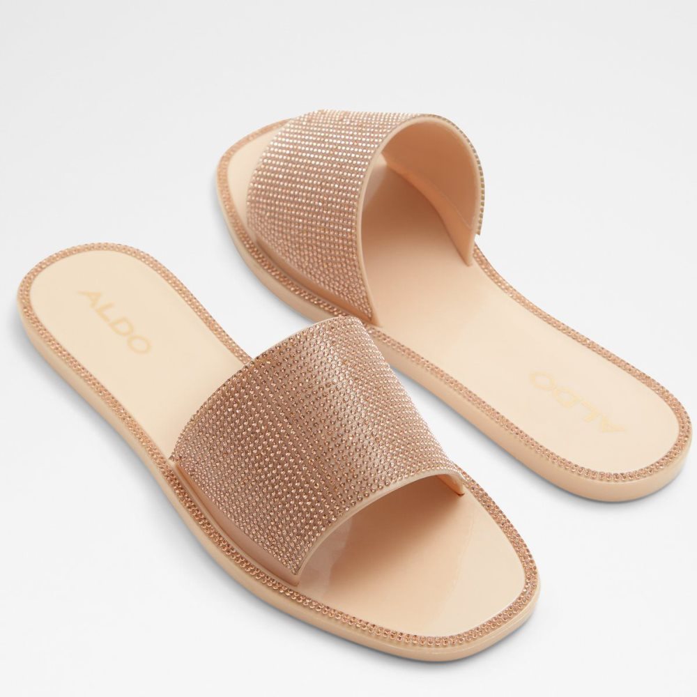 Aldo Gwohasean Flat sandal Sandalet Kadın Bej Rengi | JOEG26785