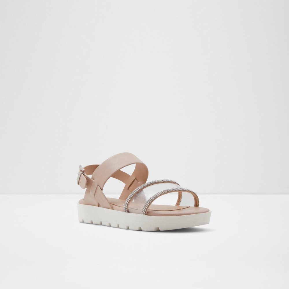 Aldo Hailey Flat sandal - Lug sole Sandalet Kadın Açık Pembe | OKIE98532