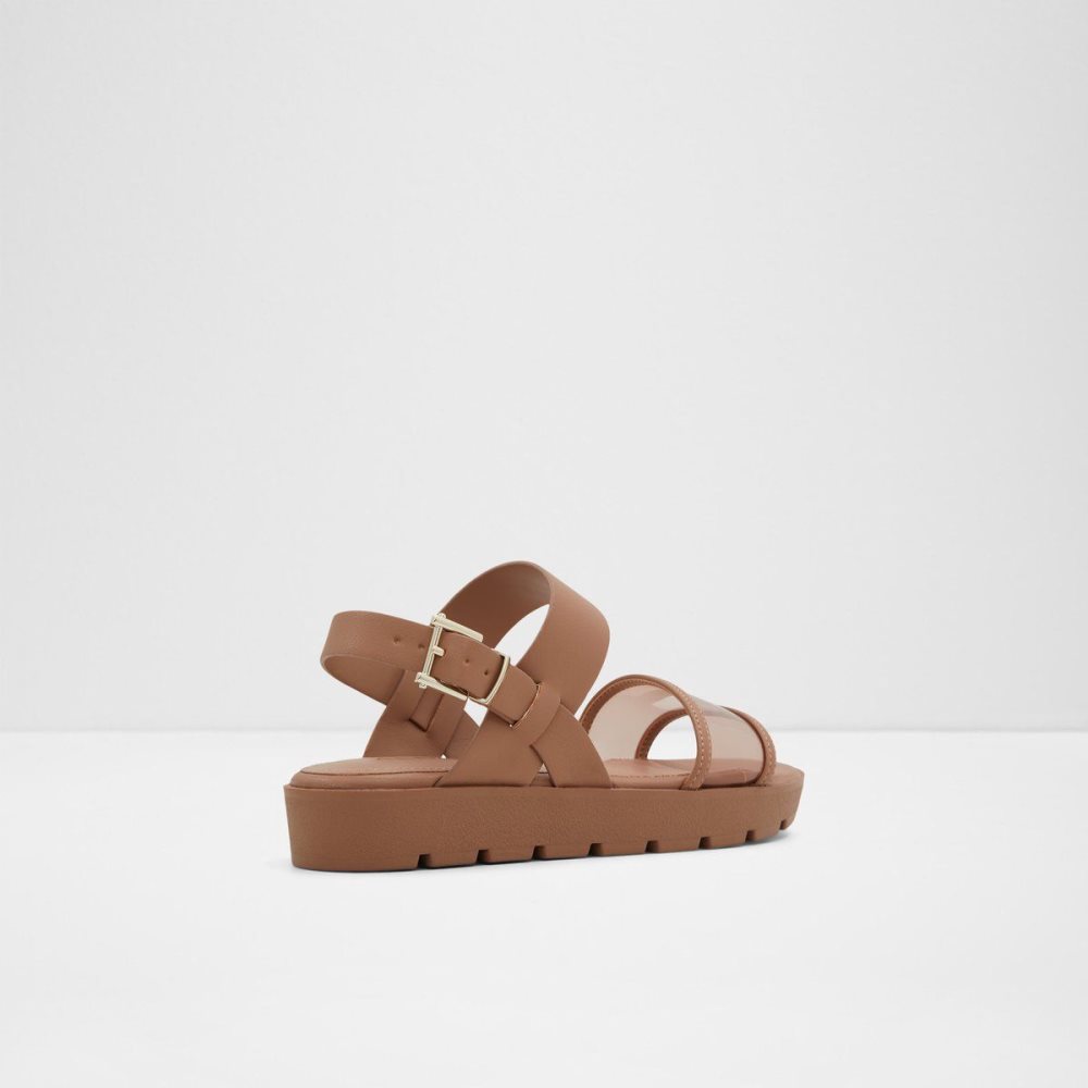 Aldo Hailey Flat sandal - Lug sole Sandalet Kadın Bej Rengi | VQSC34189