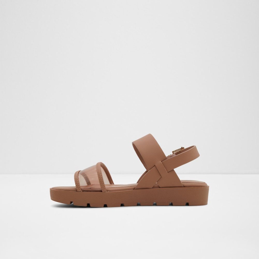 Aldo Hailey Flat sandal - Lug sole Sandalet Kadın Bej Rengi | VQSC34189