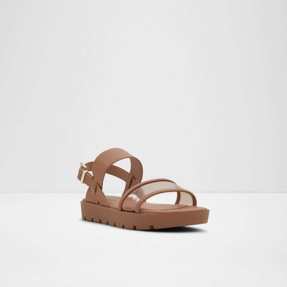 Aldo Hailey Flat sandal - Lug sole Sandalet Kadın Bej Rengi | VQSC34189