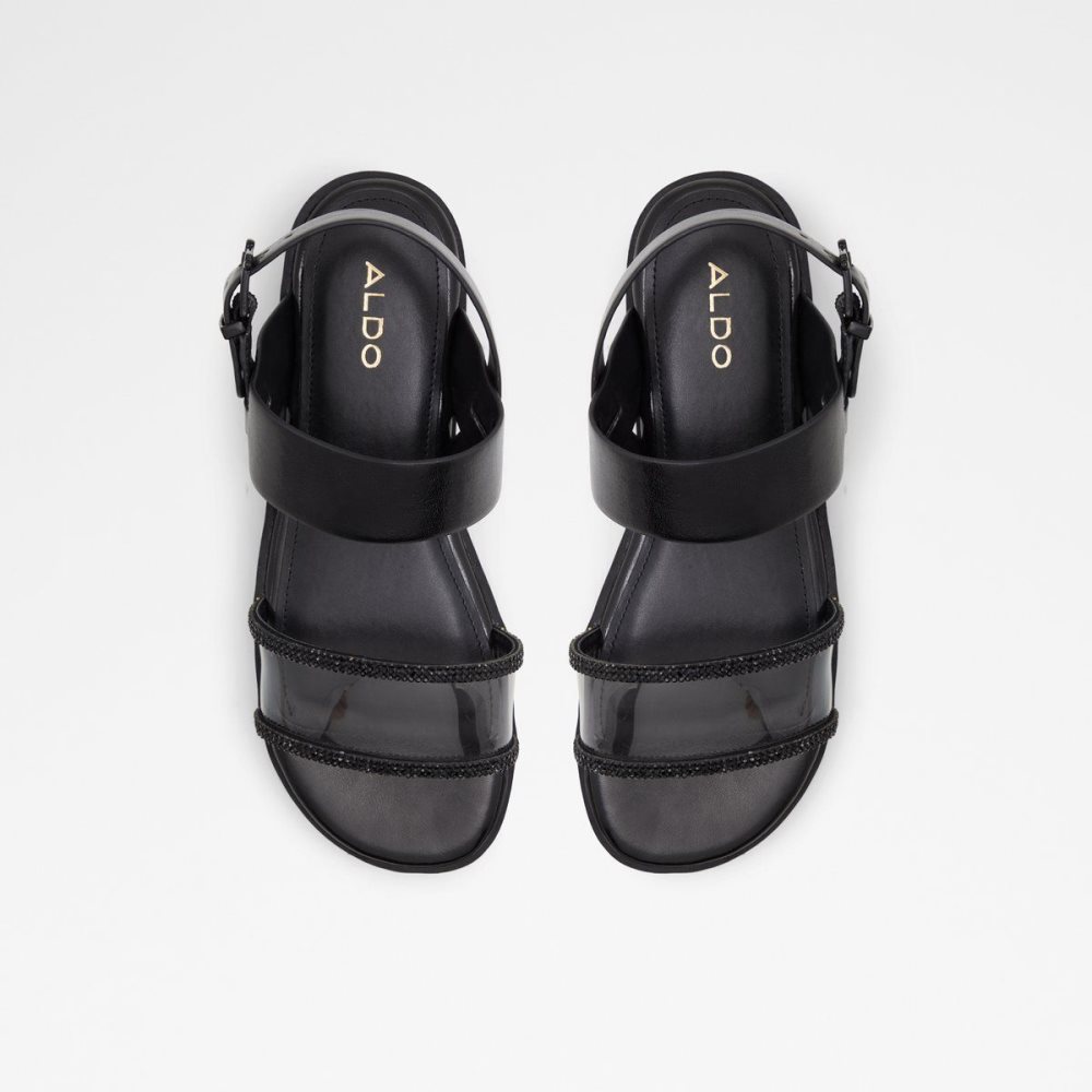 Aldo Hailey Flat sandal - Lug sole Sandalet Kadın Siyah | GHYR46785