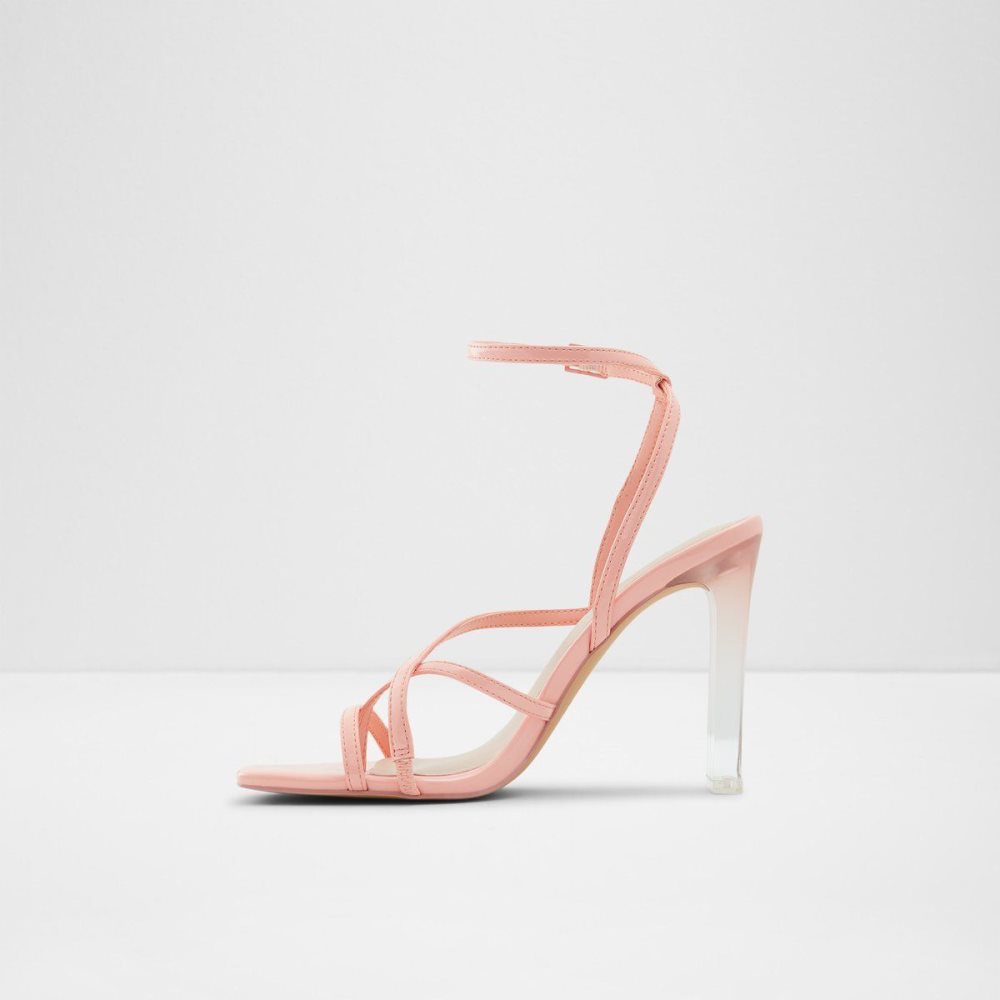 Aldo Hainiel Strappy heeled sandal - Cup sole Sandalet Kadın Açık Turuncu | KDNQ75091