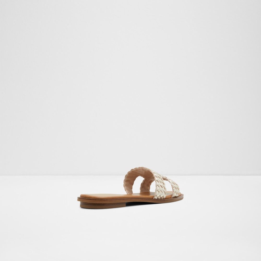 Aldo Irmaos Slide sandal Sandalet Kadın Champagne | TVBL72491