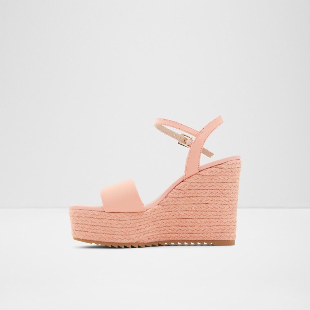 Aldo Jeigh Wedge sandal - Wedge heel Sandalet Kadın Açık Turuncu | LMXW51043