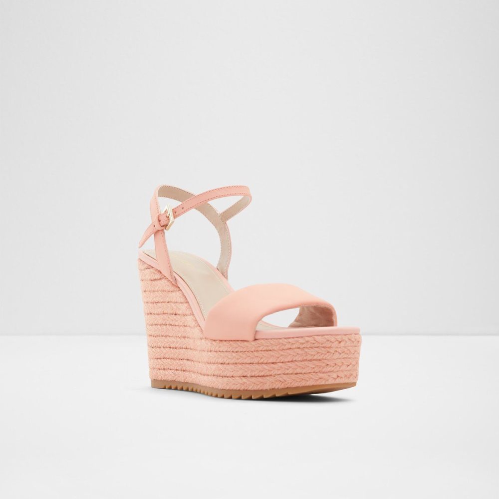 Aldo Jeigh Wedge sandal - Wedge heel Sandalet Kadın Açık Turuncu | LMXW51043