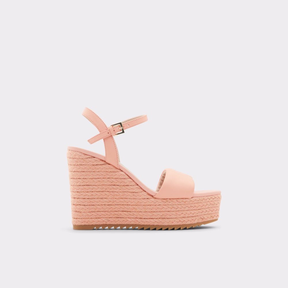 Aldo Jeigh Wedge sandal - Wedge heel Sandalet Kadın Açık Turuncu | LMXW51043