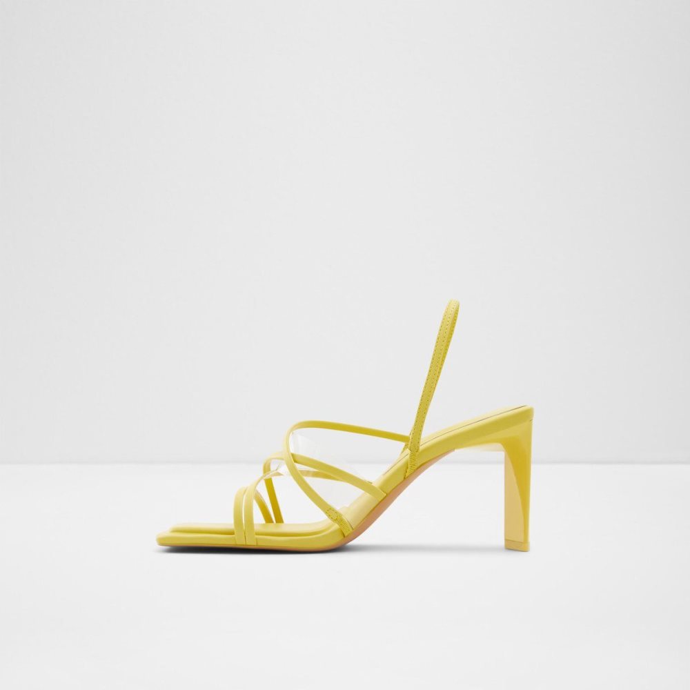 Aldo Jennifer Strappy high heel sandal - Block heel Sandalet Kadın Açık Yeşil | JBDM45638