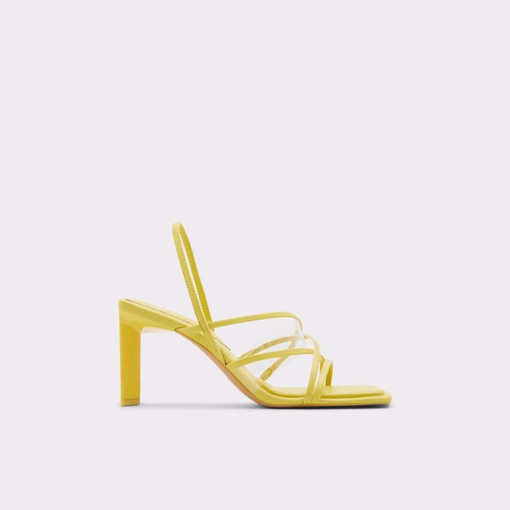 Aldo Jennifer Strappy high heel sandal - Block heel Sandalet Kadın Açık Yeşil | JBDM45638