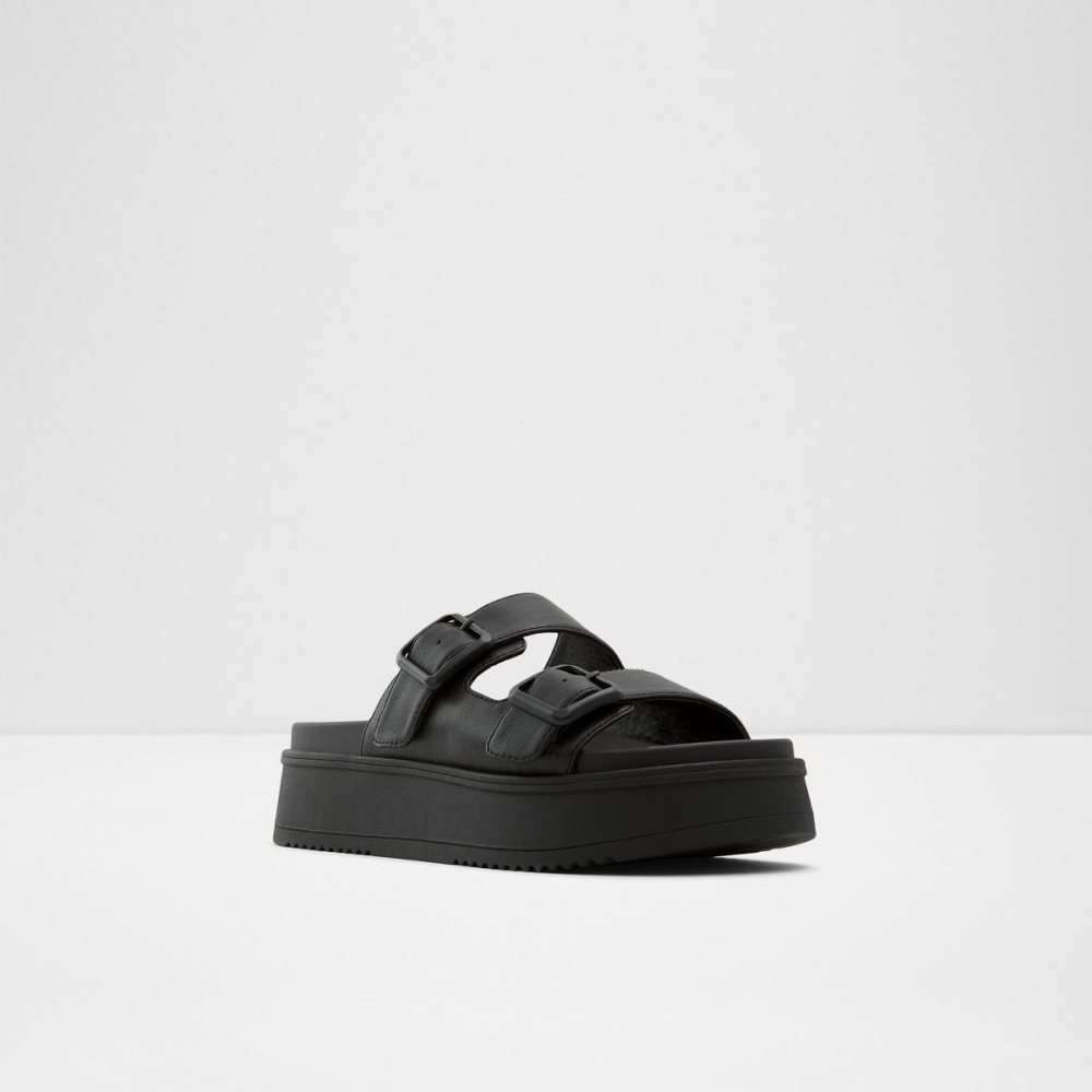 Aldo Jika Slide sandal - Flatform Sandalet Kadın Siyah | LPVC54780