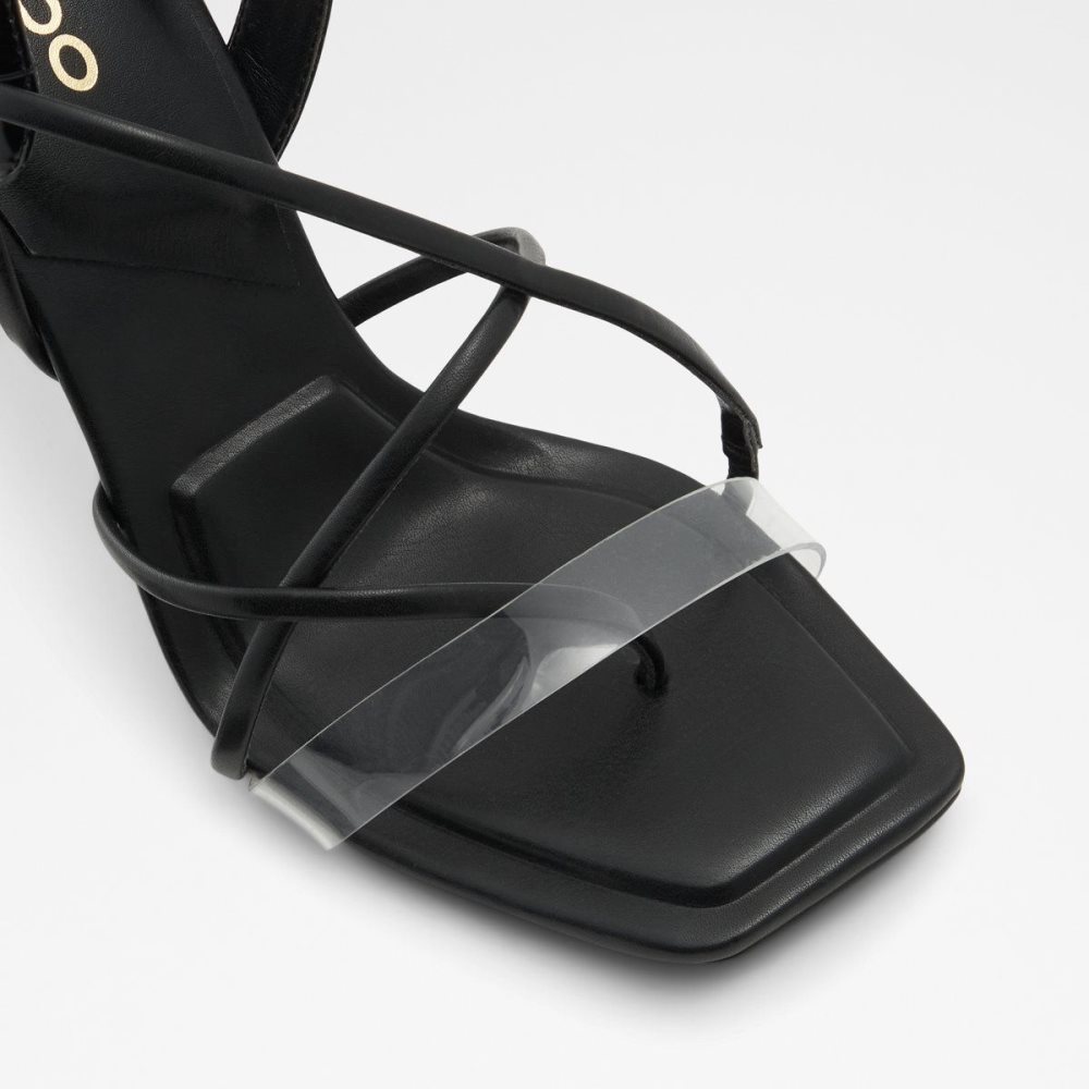 Aldo Juliet Thong sandal Sandalet Kadın Siyah | BZFN95832