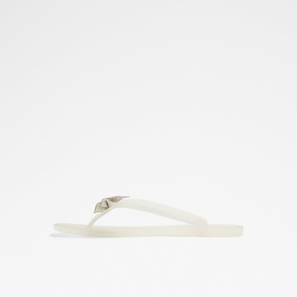 Aldo Kahala Flat sandal Sandalet Kadın Beyaz | DUTH82490