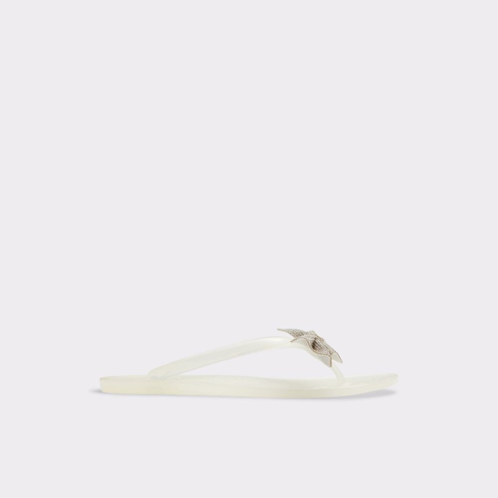 Aldo Kahala Flat sandal Sandalet Kadın Beyaz | DUTH82490