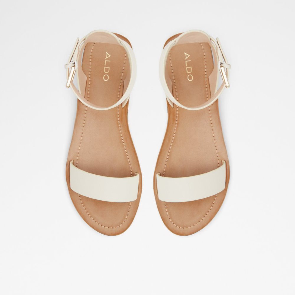 Aldo Kedaredia Flat sandal Sandalet Kadın Beyaz | HFRP45293