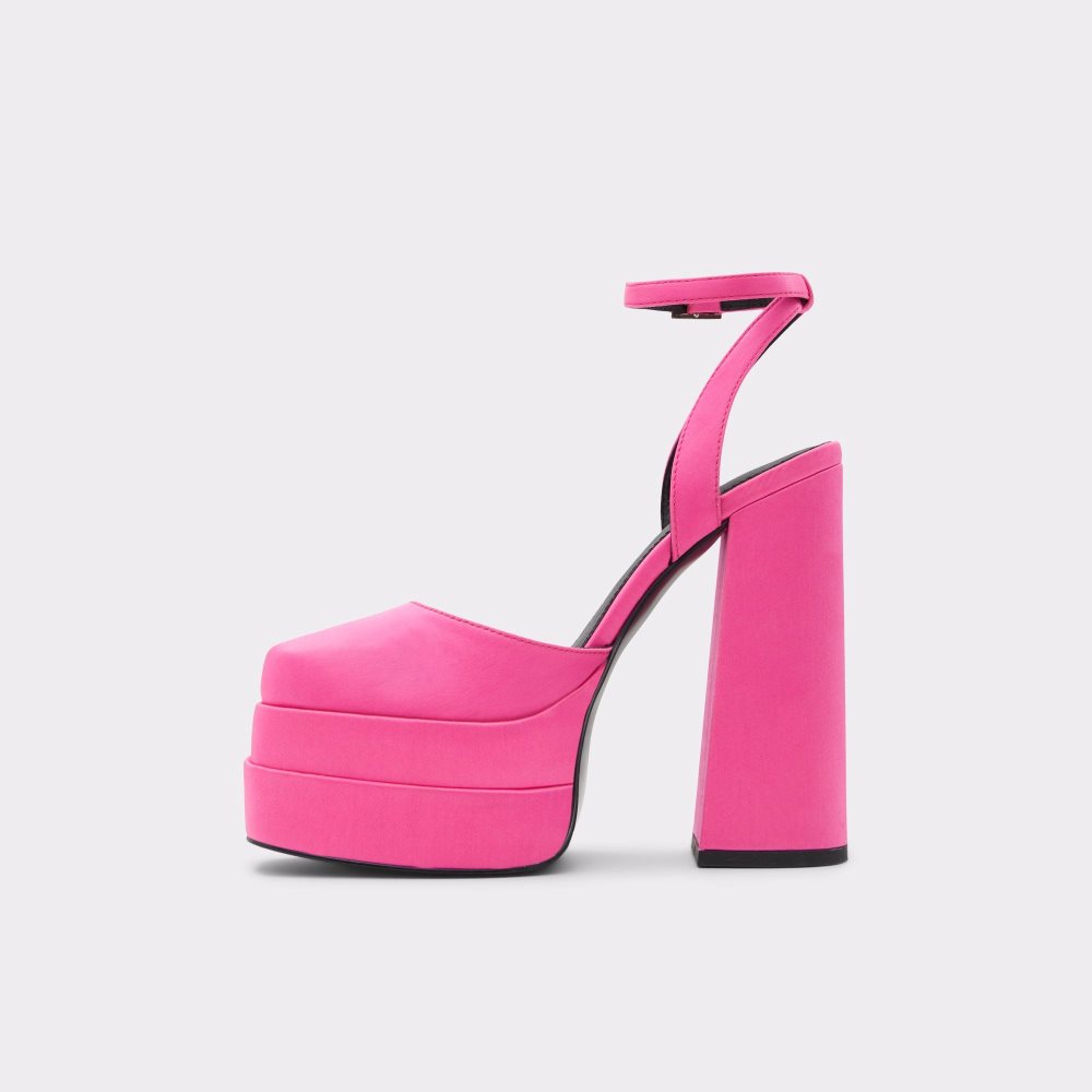 Aldo Kersaudy Ankle strap heeled shoe - Plateforme Perfect Pairings Kadın Açık Pembe | YBUX86475