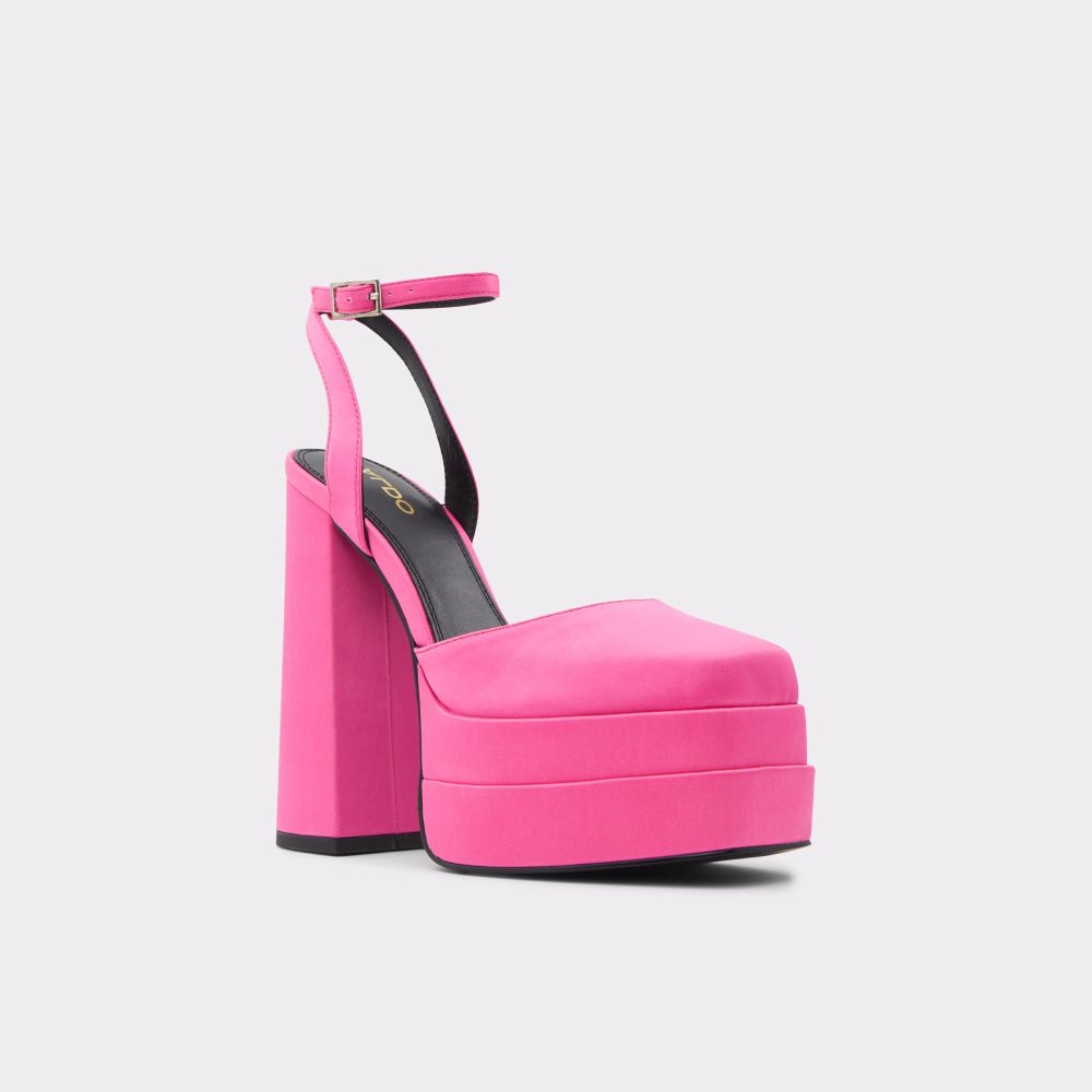 Aldo Kersaudy Ankle strap heeled shoe - Plateforme Perfect Pairings Kadın Açık Pembe | YBUX86475