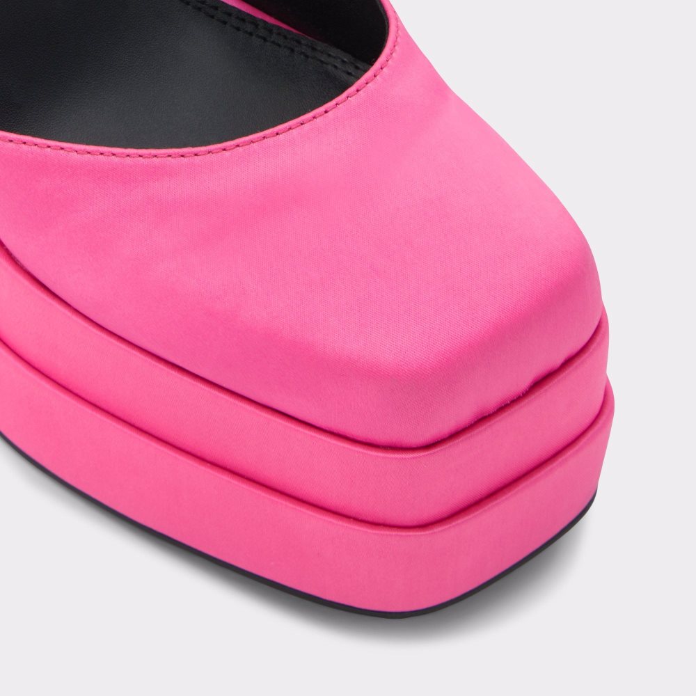 Aldo Kersaudy Ankle strap heeled shoe - Plateforme Platform Ayakkabı Kadın Açık Pembe | YWCN47058