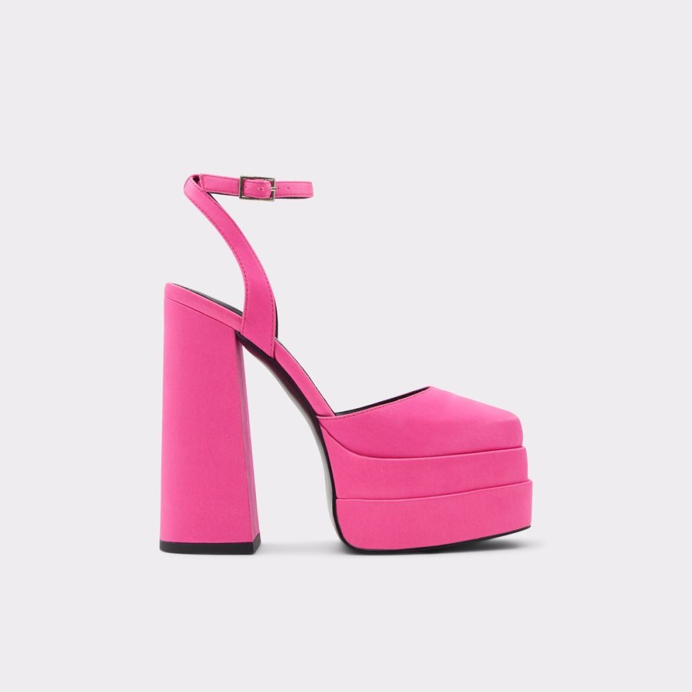 Aldo Kersaudy Ankle strap heeled shoe - Plateforme Platform Ayakkabı Kadın Açık Pembe | YWCN47058