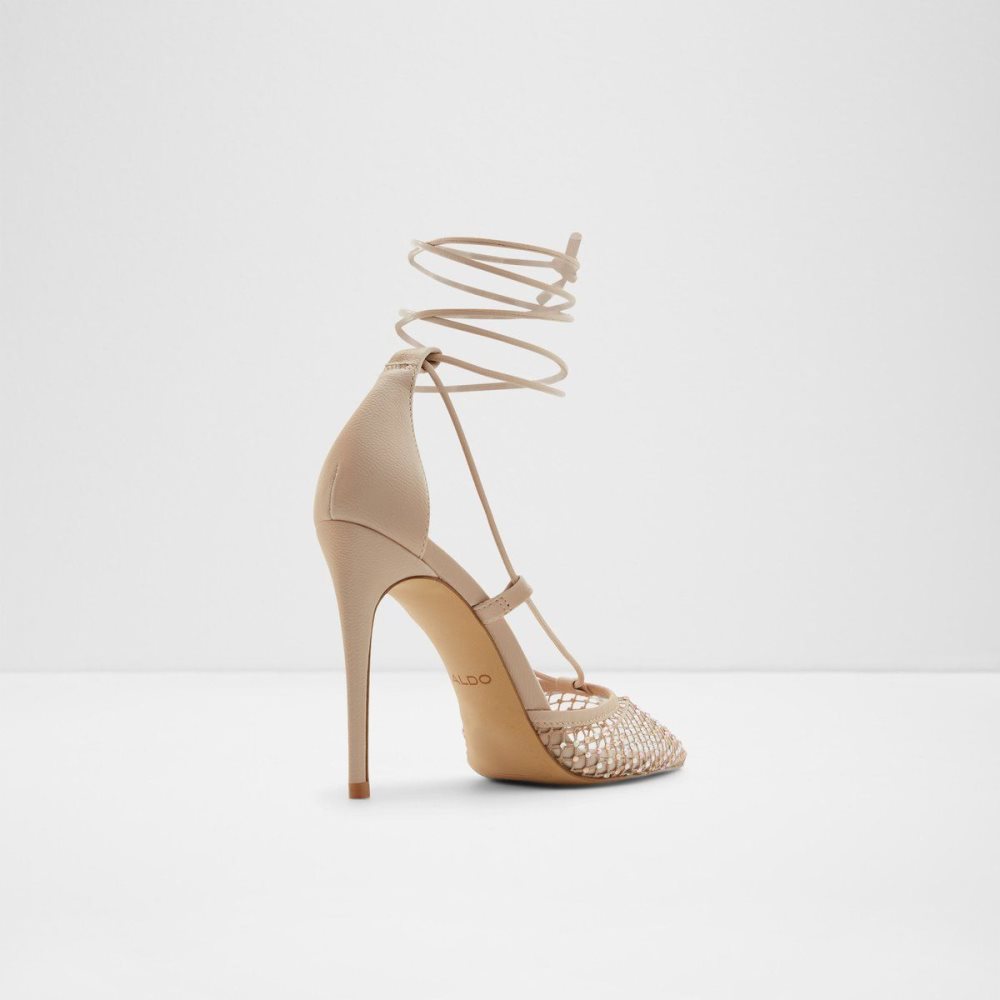 Aldo Ladanten Strappy heeled shoe Topuklu Ayakkabılar Kadın Bej Rengi | CGUO45810