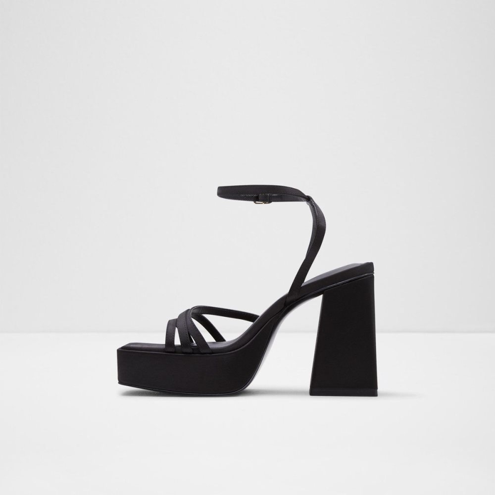 Aldo Landabriver Strappy heeled sandal - Plateforme Platform Ayakkabı Kadın Siyah | CZNT27184