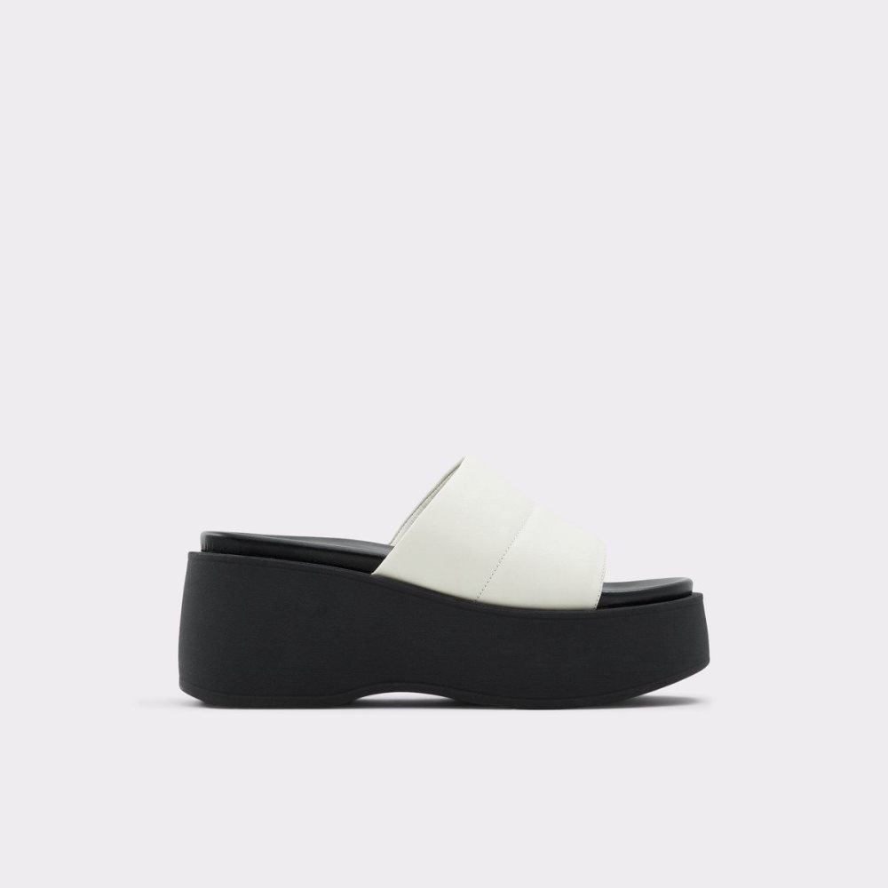 Aldo Libby Wedge sandal - Wedge heel Sandalet Kadın Beyaz | NBLS30251