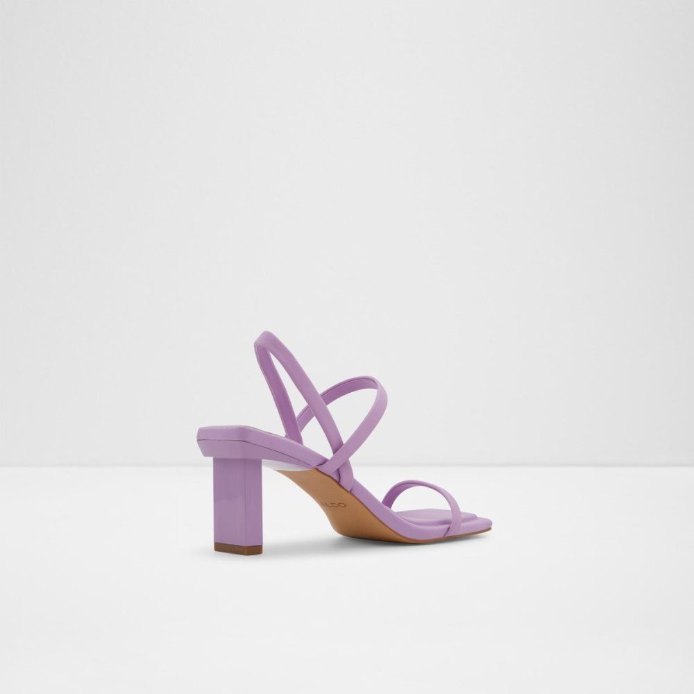 Aldo Lokurr Sling back heeled sandal Sandalet Kadın Açık Mor | KSVM13294