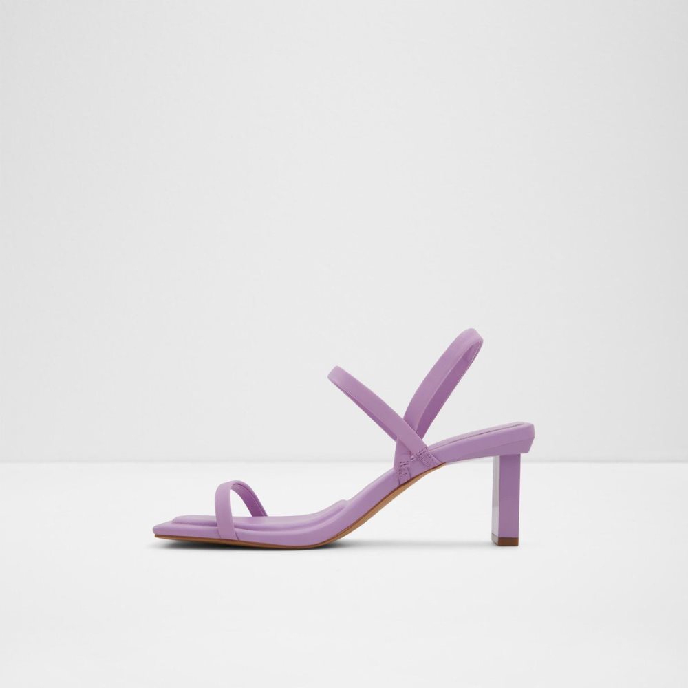 Aldo Lokurr Sling back heeled sandal Sandalet Kadın Açık Mor | KSVM13294