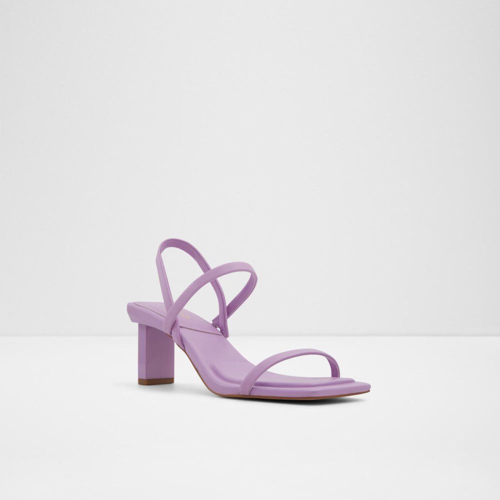 Aldo Lokurr Sling back heeled sandal Sandalet Kadın Açık Mor | KSVM13294