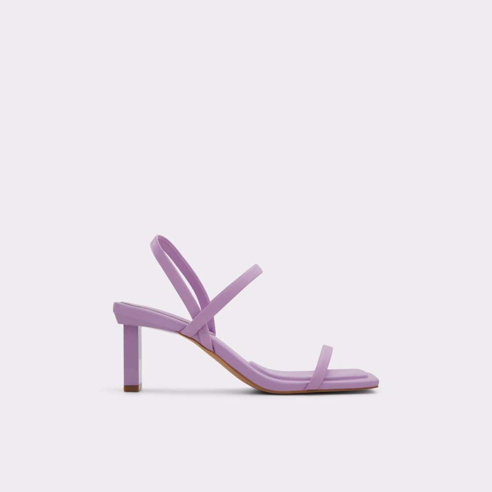 Aldo Lokurr Sling back heeled sandal Sandalet Kadın Açık Mor | KSVM13294