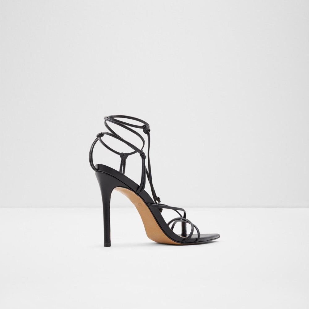 Aldo Lona Strappy heeled sandal - Stiletto heel Sandalet Kadın Siyah | TXIU87032