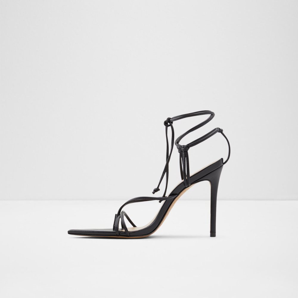 Aldo Lona Strappy heeled sandal - Stiletto heel Sandalet Kadın Siyah | TXIU87032