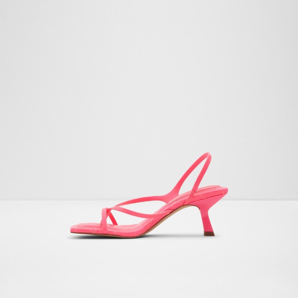 Aldo Loni Strappy high heel sandal - Block heel Sandalet Kadın Açık Pembe | GEIA67943