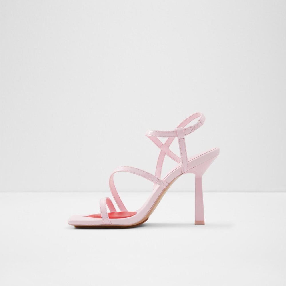 Aldo Luvly Strappy high heel sandal - Stiletto heel Topuklu Ayakkabılar Kadın Pembe | NXCV95187