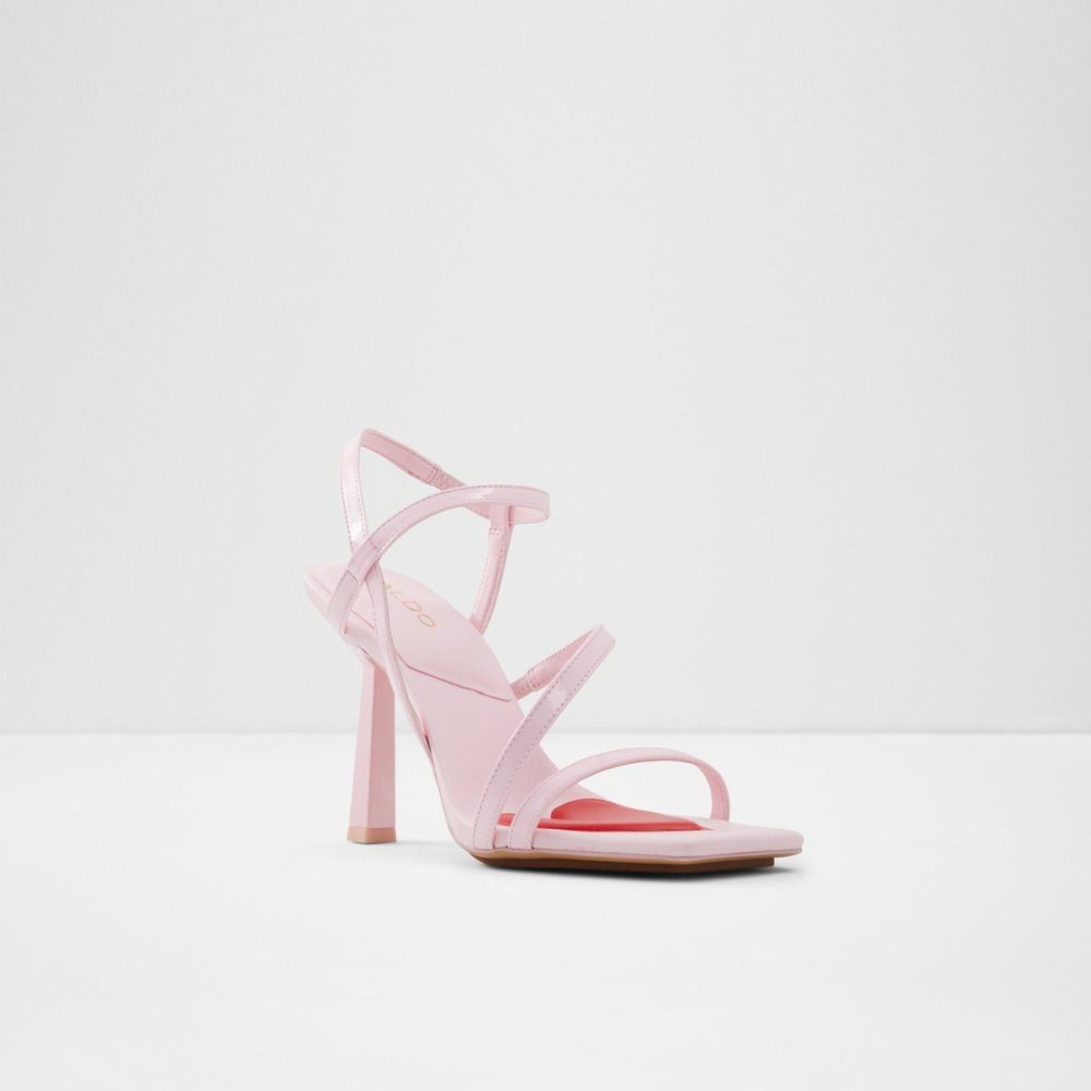 Aldo Luvly Strappy high heel sandal - Stiletto heel Topuklu Ayakkabılar Kadın Pembe | NXCV95187