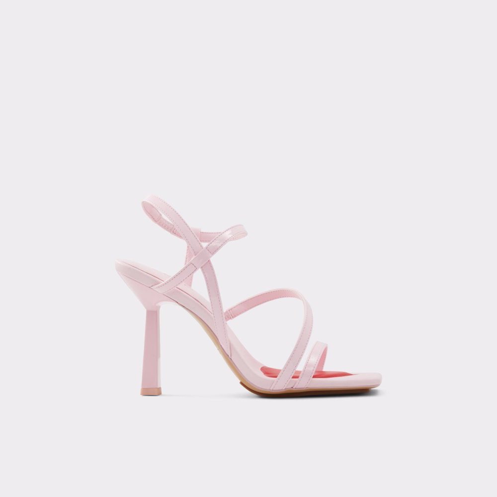 Aldo Luvly Strappy high heel sandal - Stiletto heel Topuklu Ayakkabılar Kadın Pembe | NXCV95187