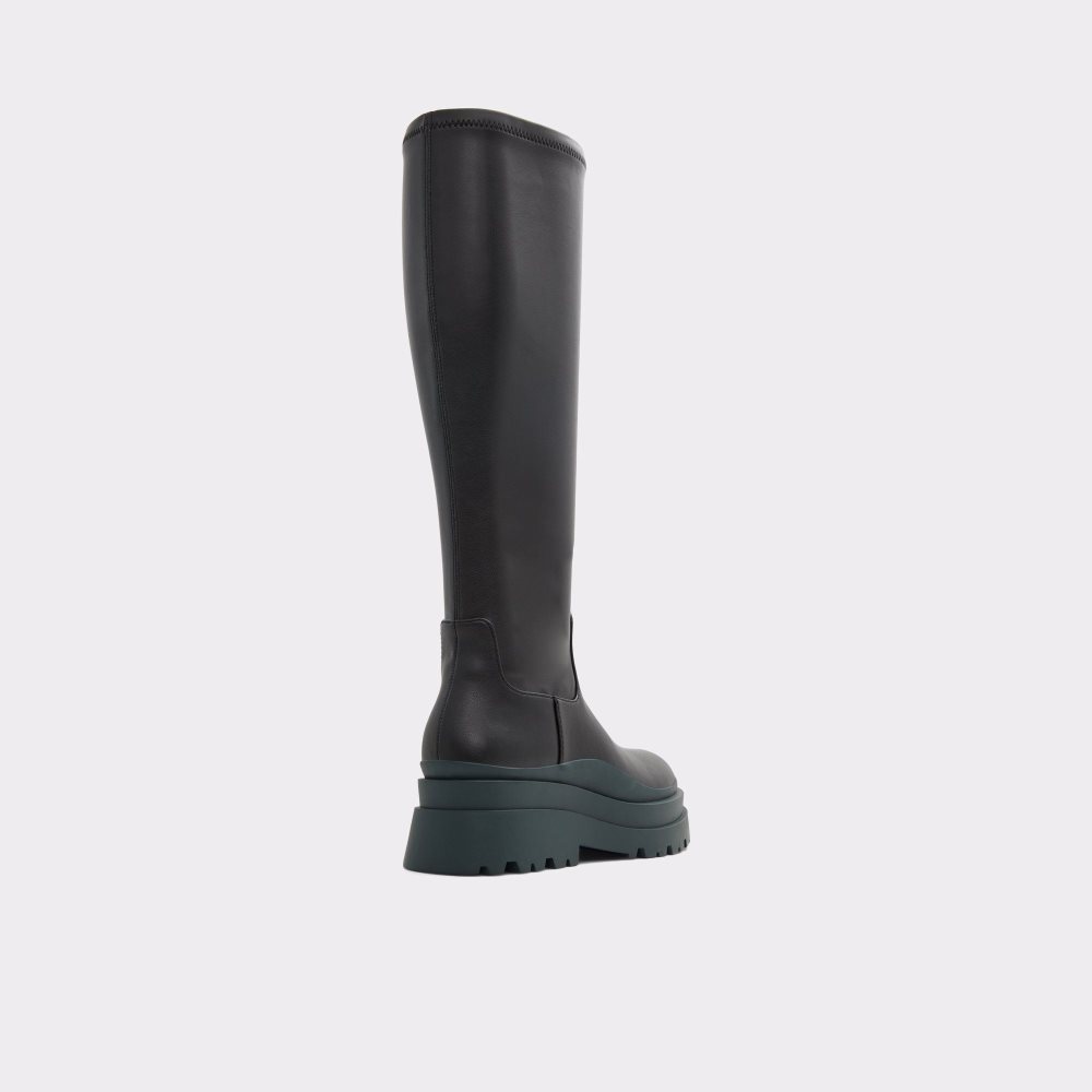 Aldo Majorr Knee-high boot - Lug sole Bot Kadın Siyah | AEIS59134