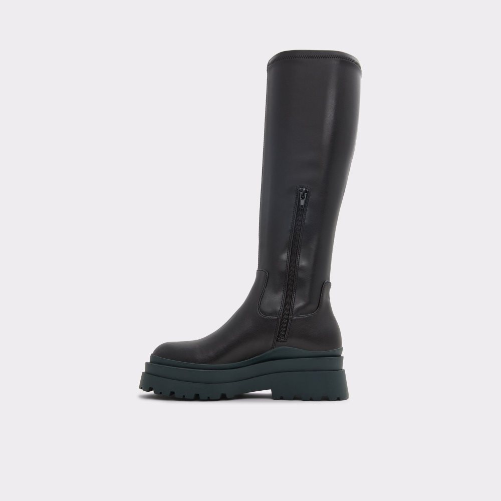 Aldo Majorr Knee-high boot - Lug sole Bot Kadın Siyah | AEIS59134