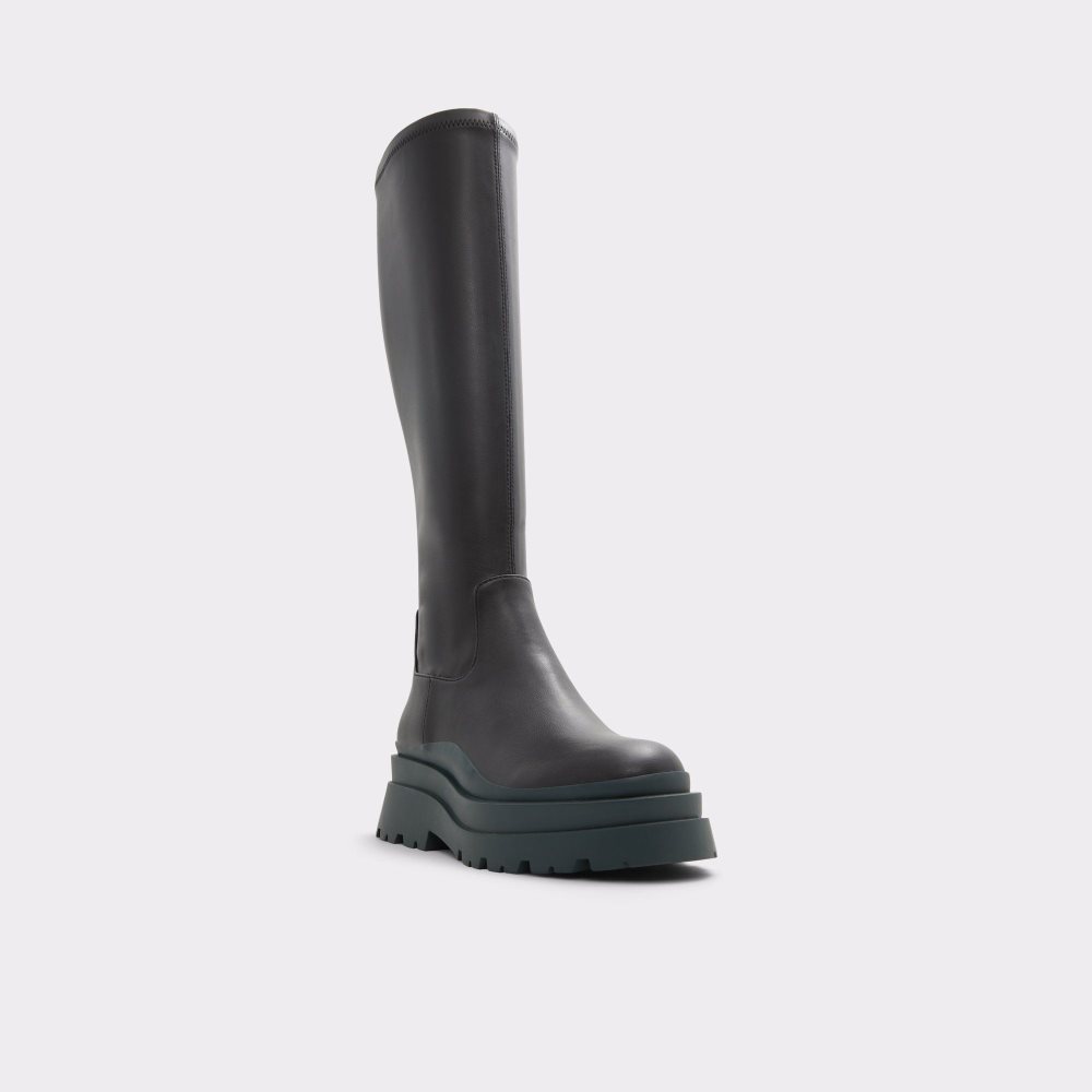 Aldo Majorr Knee-high boot - Lug sole Bot Kadın Siyah | AEIS59134