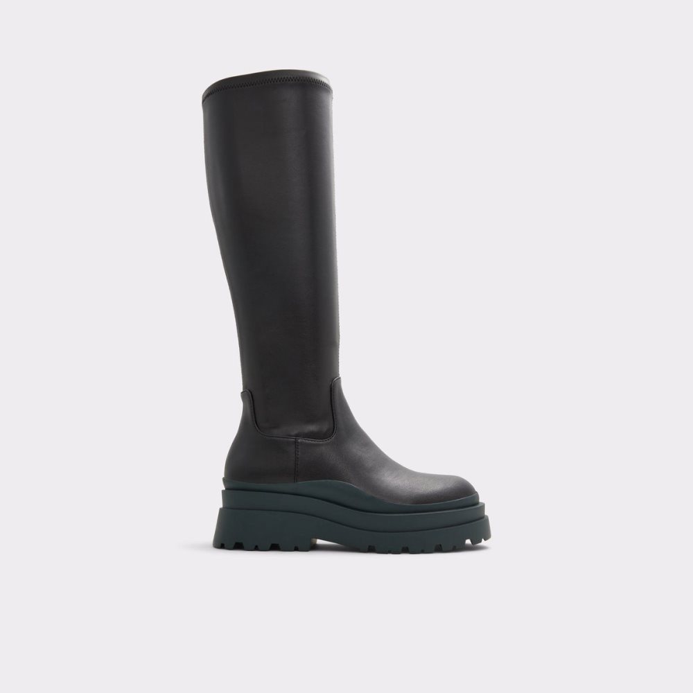 Aldo Majorr Knee-high boot - Lug sole Bot Kadın Siyah | AEIS59134