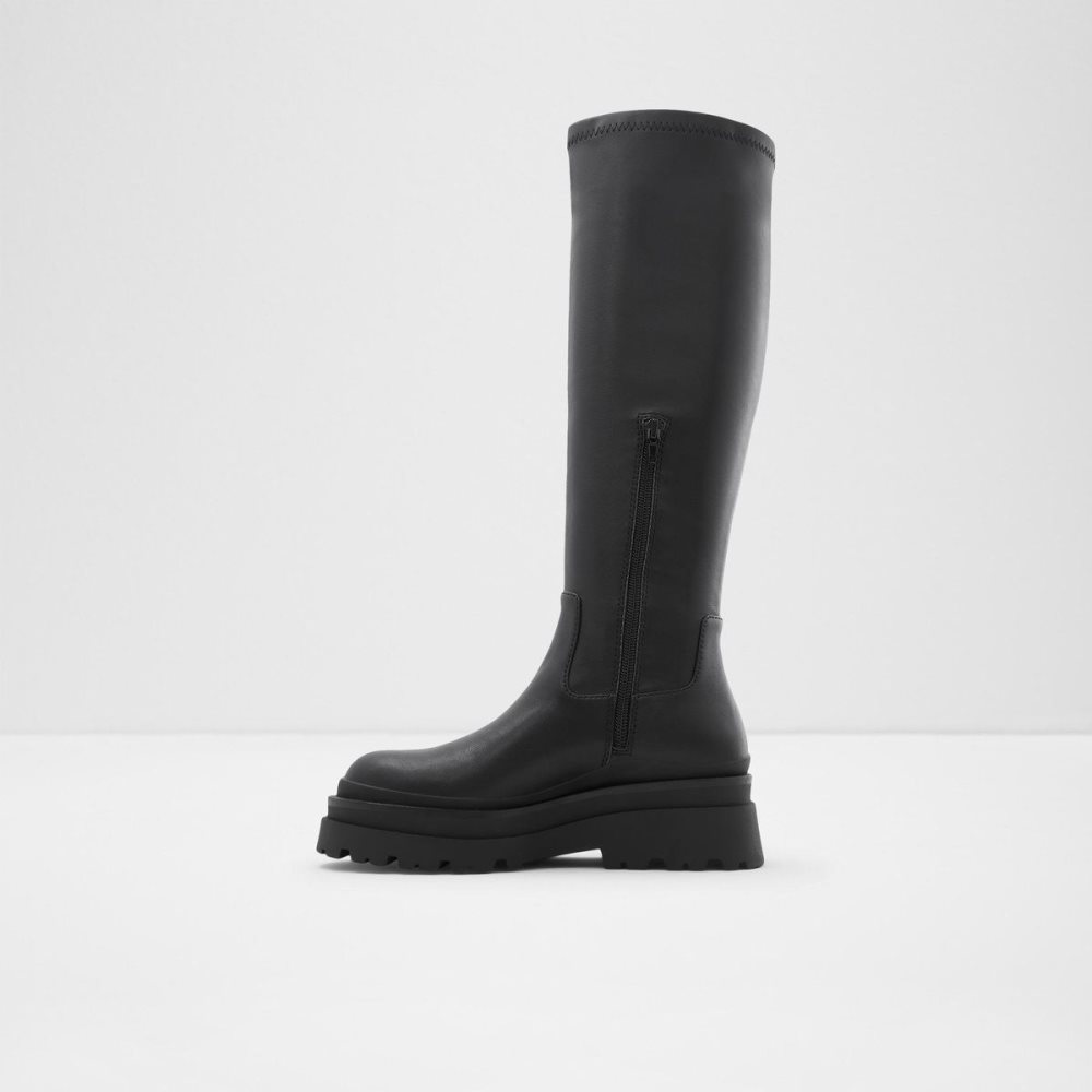 Aldo Majorr Knee-high boot - Lug sole Bot Kadın Siyah | EMLJ28149