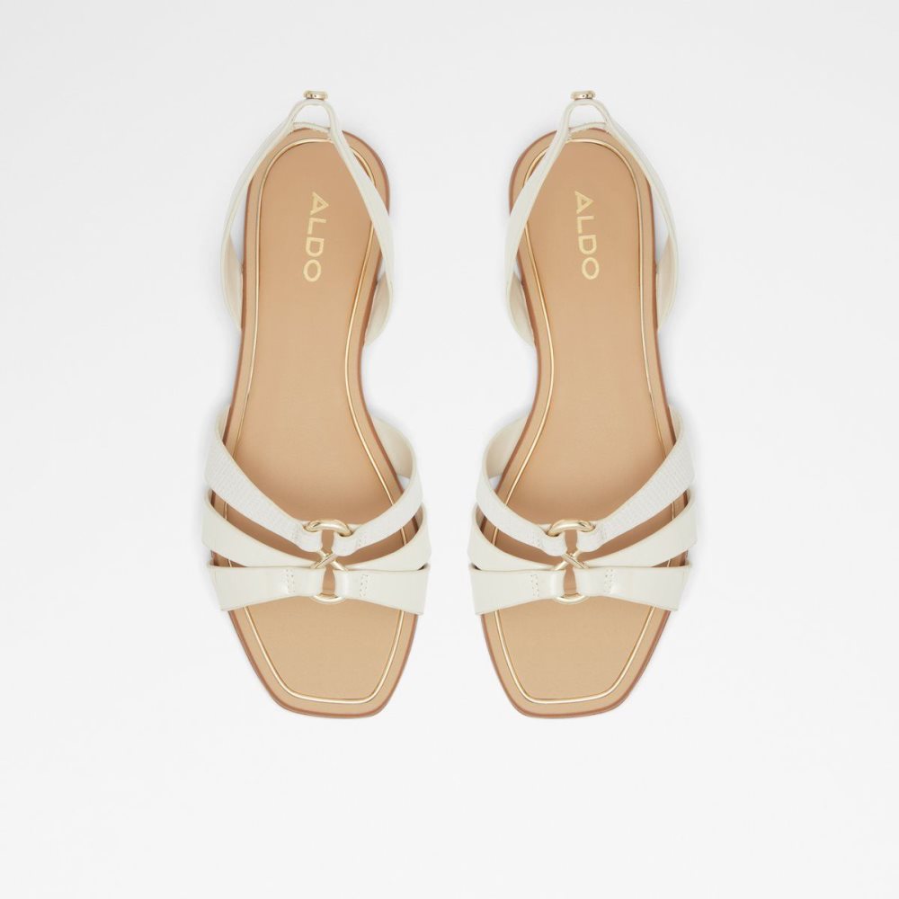 Aldo Marassi Sling back sandal Sandalet Kadın Beyaz | LFOS43682