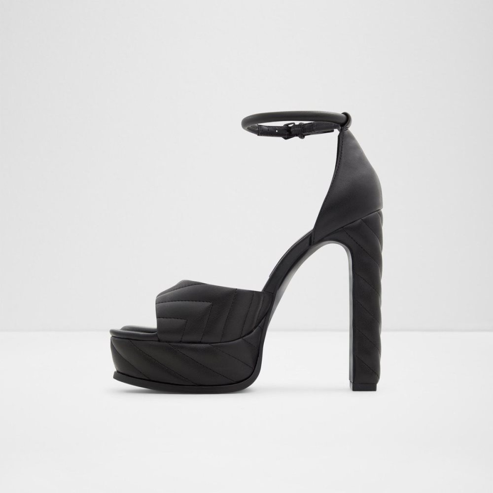 Aldo Milena Ankle strap heeled sandal - Plateforme Perfect Pairings Kadın Siyah | TEOI08261