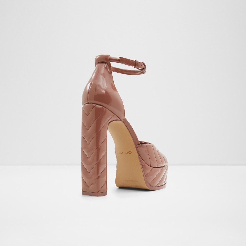 Aldo Milena Ankle strap heeled sandal - Plateforme Perfect Pairings Kadın Kırmızı | ELCI25970