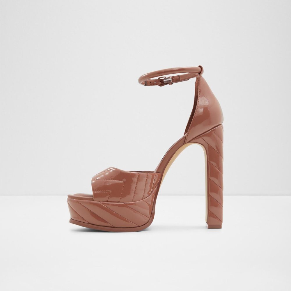 Aldo Milena Ankle strap heeled sandal - Plateforme Perfect Pairings Kadın Kırmızı | ELCI25970