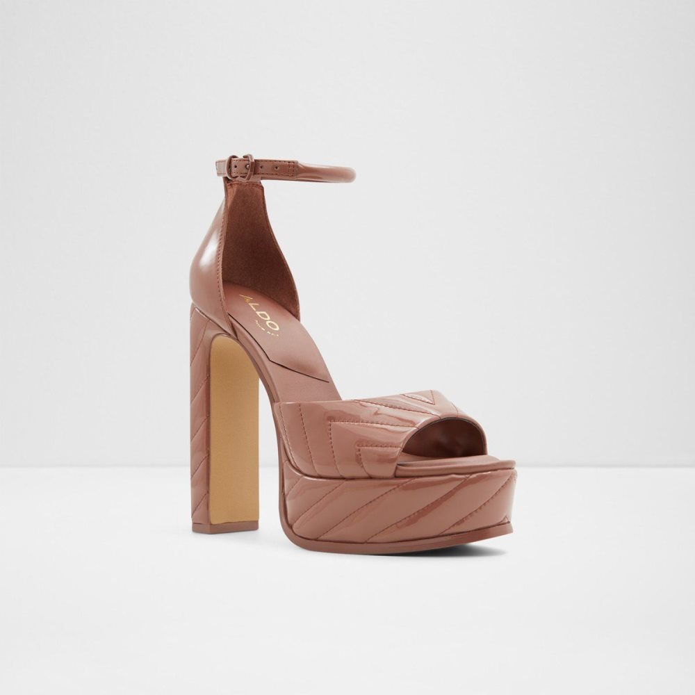 Aldo Milena Ankle strap heeled sandal - Plateforme Perfect Pairings Kadın Kırmızı | ELCI25970